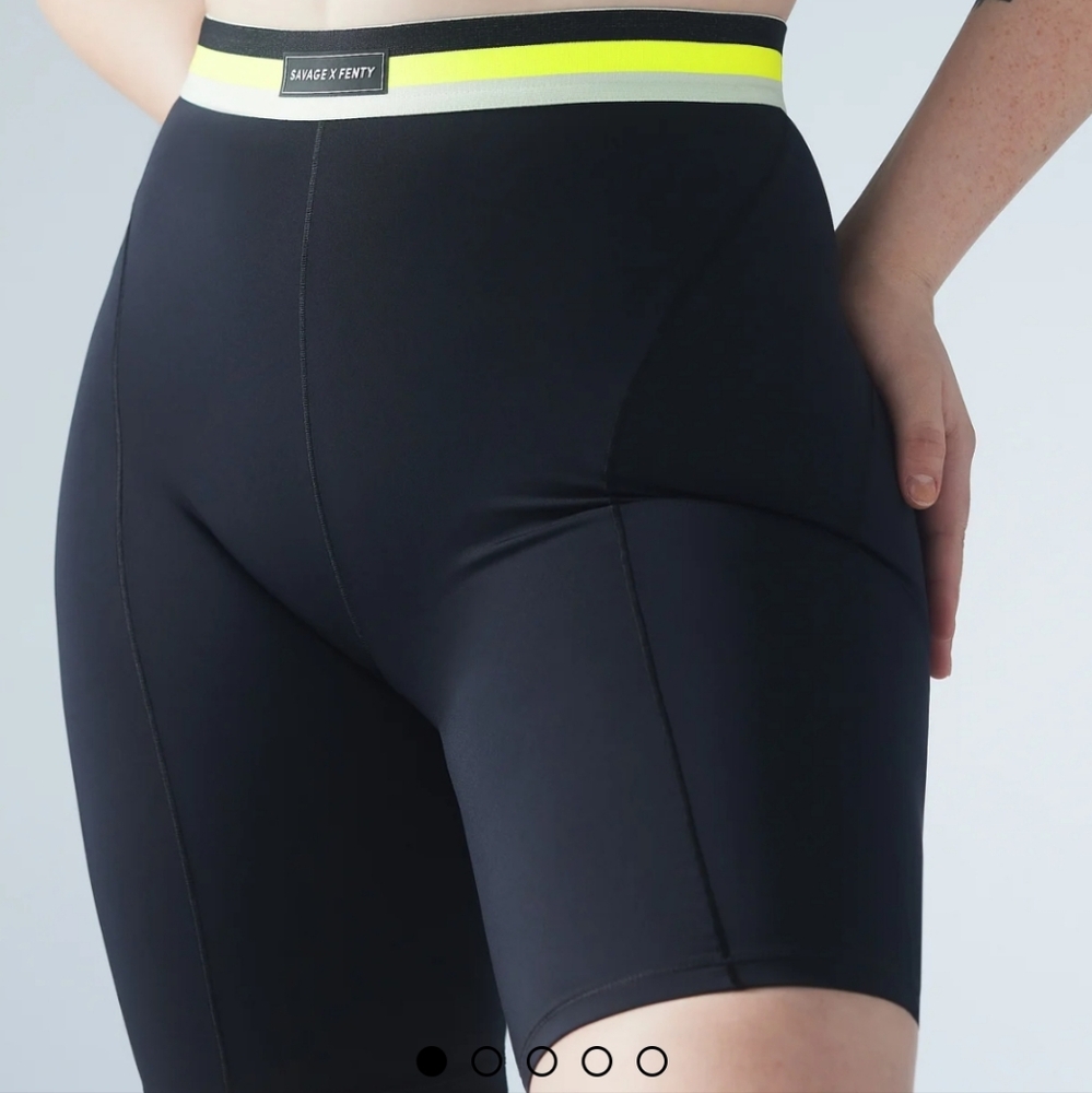 Savage X Fenty Fast Lane High-Waist Bike Short 1X NWOT